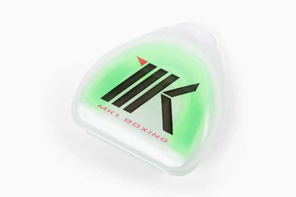 Green MK1 Mouth Guard Inside Case