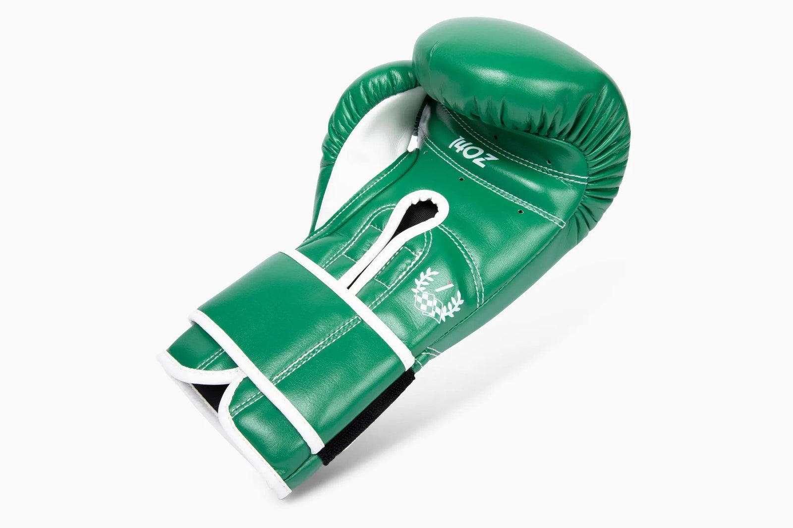 Detailed image of palm ventilation for MK1's Green Mark 1 Boxing Training Gloves.