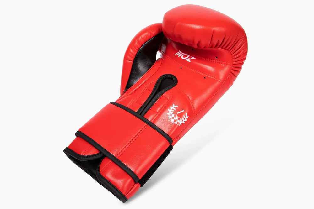Detailed image of palm ventilation for MK1's Red Mark 1 Boxing Training Gloves.