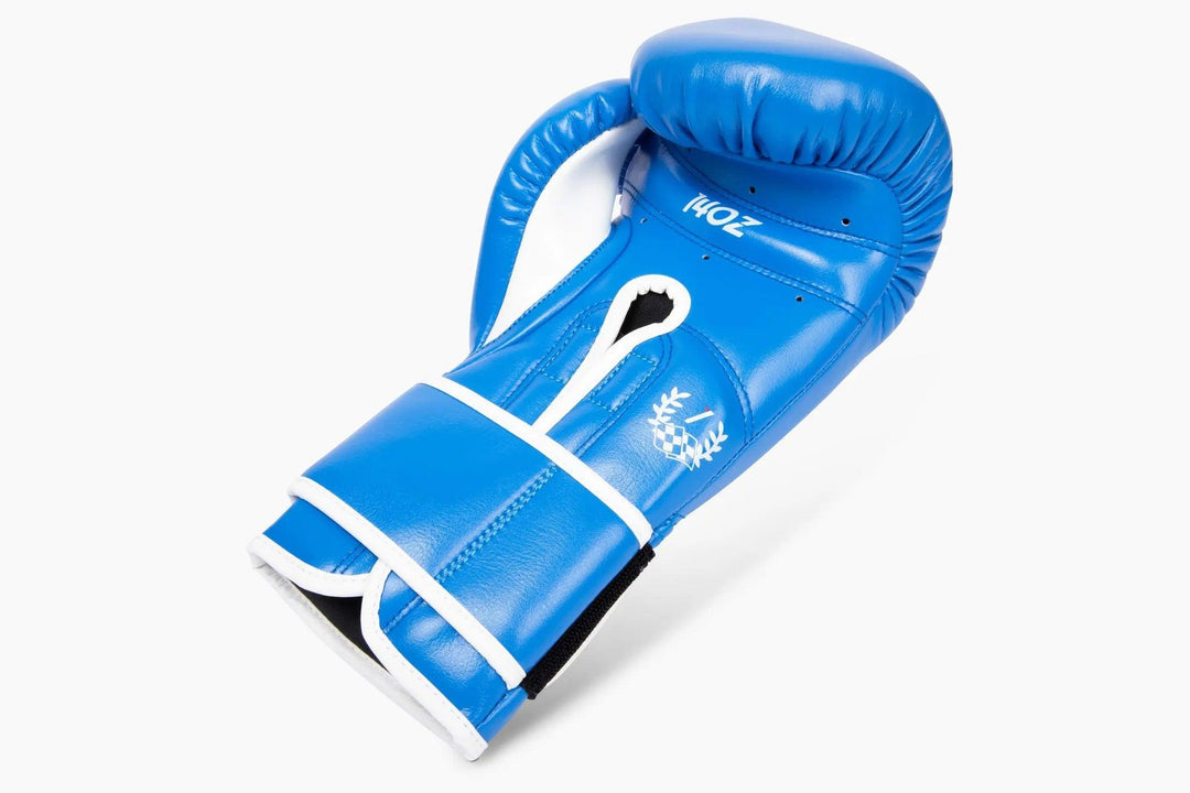 Detailed image of palm ventilation for MK1's Blue Mark 1 Boxing Training Gloves.